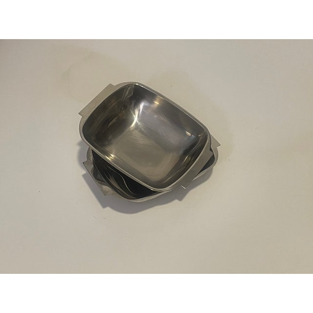 1960s Swedish Modern Arthur Salm "As Sweden" Stainless Steel Bowls - a Pair For Sale In Atlanta - Image 6 of 6