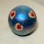 Vintage Hand Blown Vandermark Studio Aurene Iridescent Art Glass Paperweight For Sale - Image 9 of 10