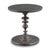 Transitional Montecito Side Table in Black For Sale - Image 3 of 3