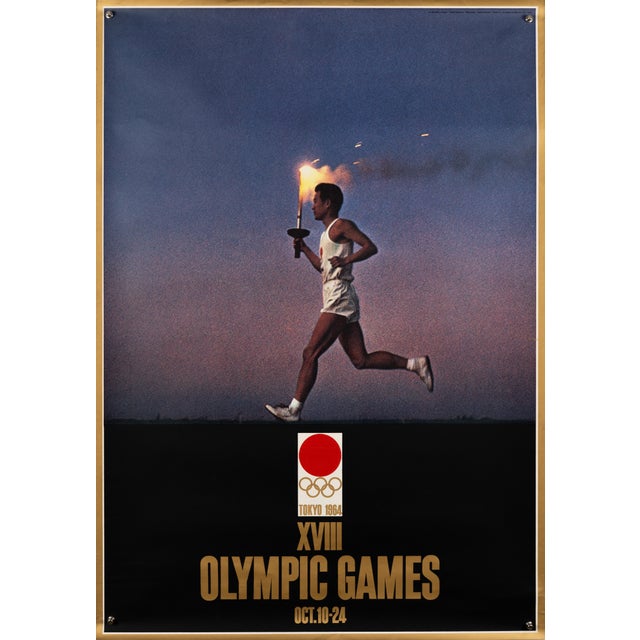 Tokyo XVIII Olympic Games Poster by Yusaku Kamekura, 1964 For Sale - Image 9 of 9