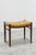 Stool produced in Sweden by Gemla fabriker during the 1950s. Made from dark stained beech with hand woven cane seat....