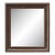 1900s Small Brown Wall Mirror For Sale