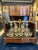 19th Century Walnut Burl Liquor Cabinet, Set of 21 For Sale - Image 4 of 14