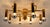 A fantastic large sputnik ceiling lamp manufactured in the 1970s. Made of brass, with 8 curved arms. For 8 E14 bulbs. The...