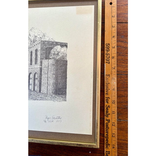 1970s Roger Savatteri Limited Edition Art Print – The Jaffa Gate, Jerusalem (1978) – Framed, Signed & Numbered For Sale - Image 12 of 12