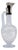 Glass Jug with Glass Handle, Neck and Removable Silver Lid For Sale