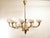 Oval Brass Chandelier with 10 Lights and Spheres For Sale - Image 18 of 18