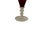Vintage William Yeoward Scarlet Hand Blown Crystal Water Goblet Made in Central and Eastern Europe 1990s-2000s. Approx. 7...