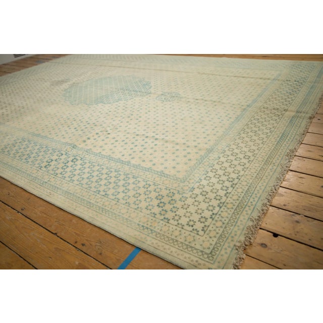 Vintage Distressed Bulgarian Tabriz Design Rug - 8'10" X 11'8" For Sale - Image 11 of 13