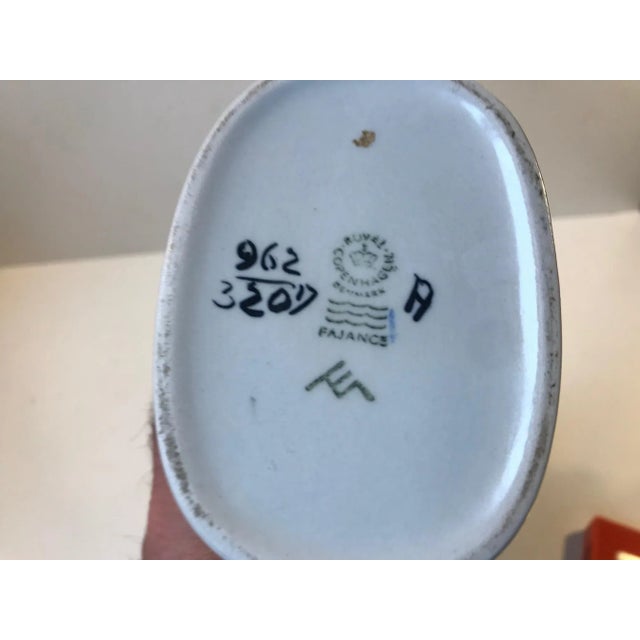 Royal Copenhagen Danish Ceramic Vase by Ellen Malmer for Royal Copenhagen, 1970s For Sale - Image 4 of 7