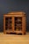 Sn5499 Fine quality and very attractive late Victorian / Edwardian satinwood bookcase or display cabinet, having shaped,...