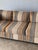 1970s Vintage Striped Woven Upholstery Three-Seat Sofa For Sale - Image 4 of 16