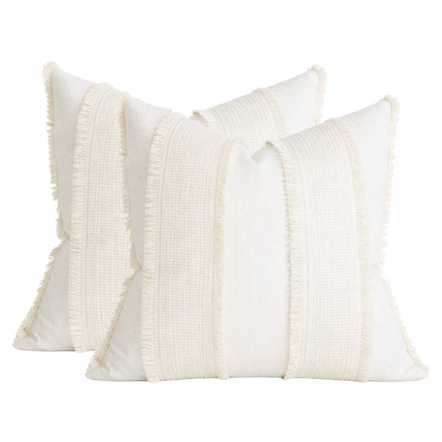 ⭐️ Ships Within 2 Days On the Front: Designer Linen Fabric On the Back: Ivory Linen Fabric Fabric Content: 100% Linen All...