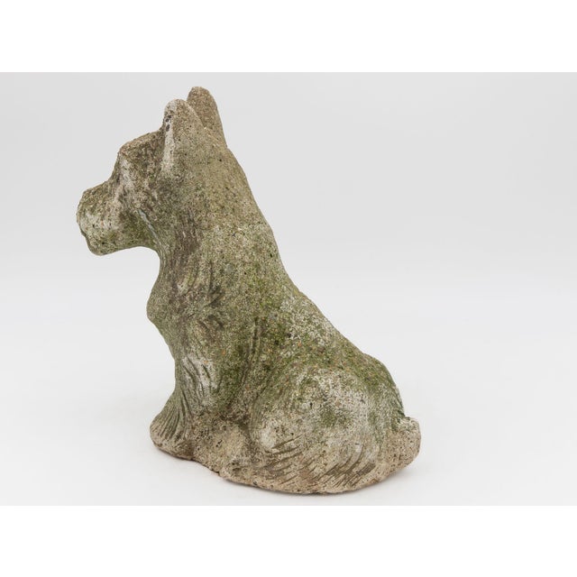 Composite Stone Scottie or Westie Dog, English Mid 20th C. For Sale In New York - Image 6 of 10