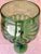 Mid-Century Decorative Green Cut Glass Cup, 1960s For Sale - Image 4 of 11