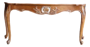 Ethan Allen Collectors Classics Marquetry Console Table