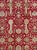 This early 20th-century Persian Afshar accent rug presents a richly patterned allover composition across a vivid red...