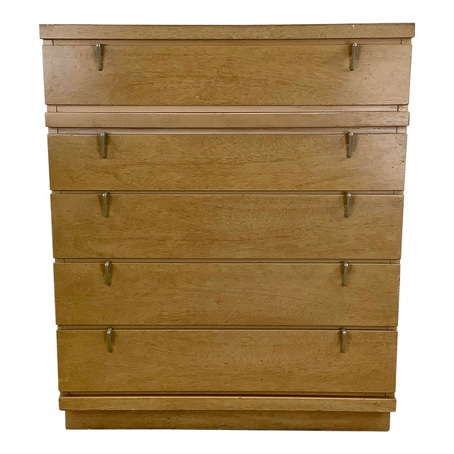 Mid-Century Five Drawer Dresser by Johnson Carper For Sale