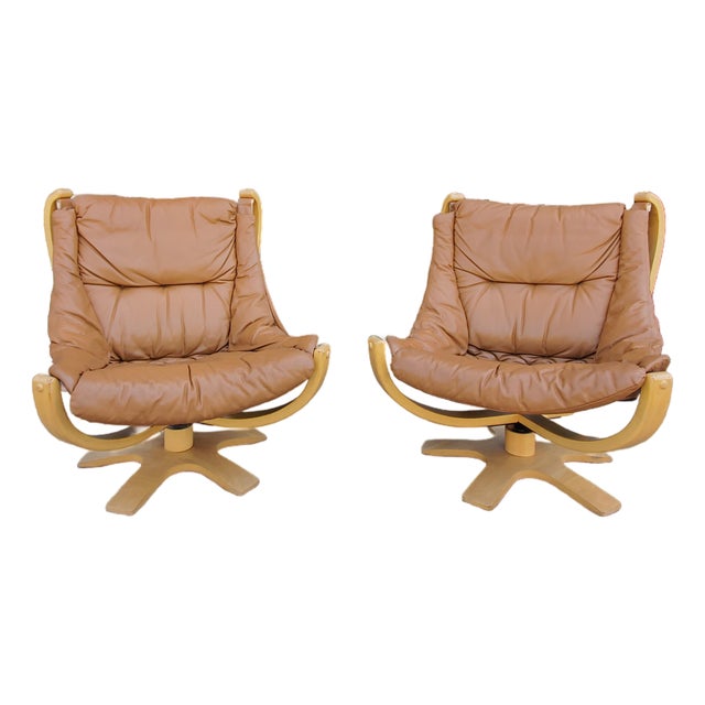 1980s Pair of Danish Modern Chairs For Sale