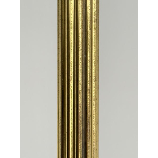 Vintage Brass Hall Stand with Rotating Crown and Lower Hook Ring, 1960s For Sale - Image 11 of 18