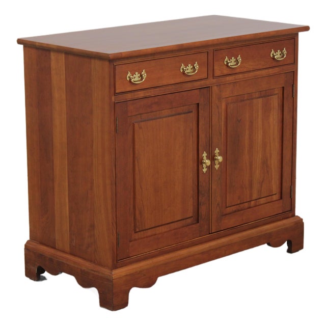 Stickley Cherry 2 Door Server Cabinet For Sale