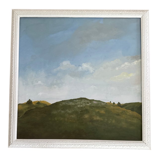 Hill Art Traditional Acrylic Painting For Sale