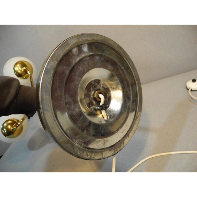 Mid-Century Modern Brass Sputnik Spherical Table Lamp, 1960s For Sale - Image 6 of 18