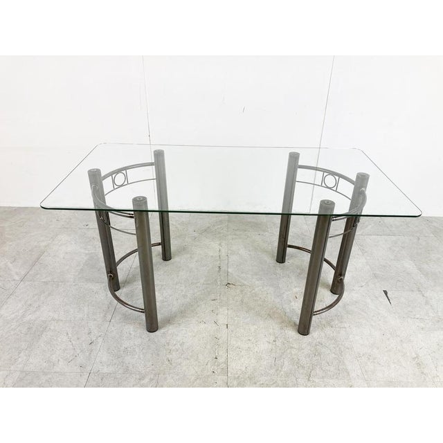 Postmodern Dining Room Set, 1980s, Set of 5 For Sale - Image 6 of 16