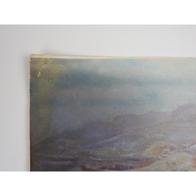 Mid 20th Century Handcolored Photograph of the Grand Canyon For Sale - Image 5 of 7