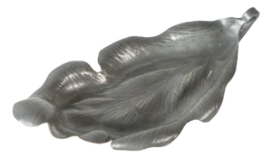 Mid-Century Leaf-Shaped Vide Poche in Pewter, 1960s