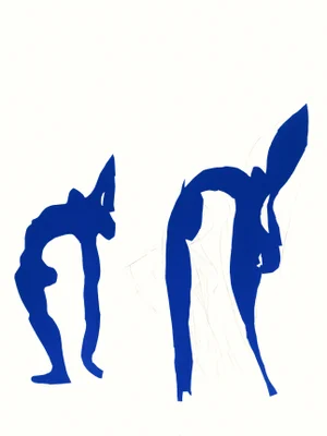 1958 Lithograph "Acrobates" (Acrobats) After Henri Matisse