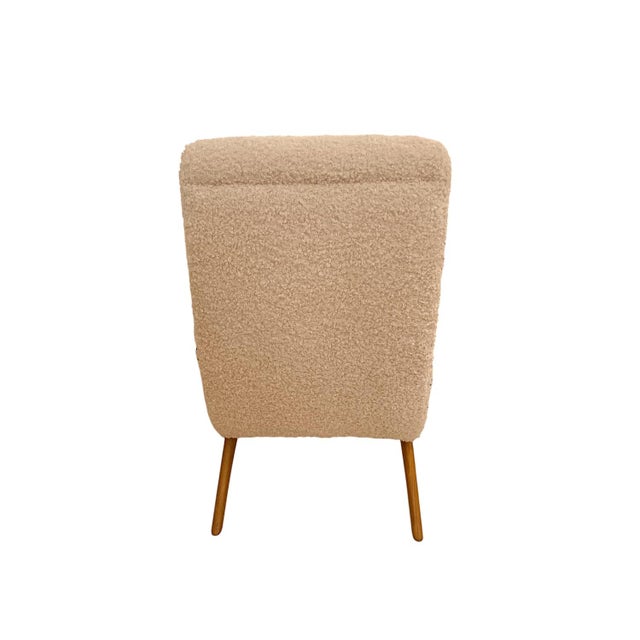 Set of Bouclé Armchairs by Paolo Buffa, Italy, 1950s For Sale - Image 5 of 8