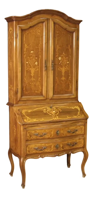 Italian Inlaid Trumeau, 1960s