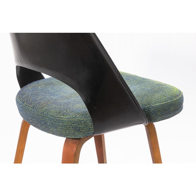 Eero Saarinen for Knoll Model 72 Side Chair (Plb) 1948 Original Knoll Upholstery For Sale - Image 9 of 11