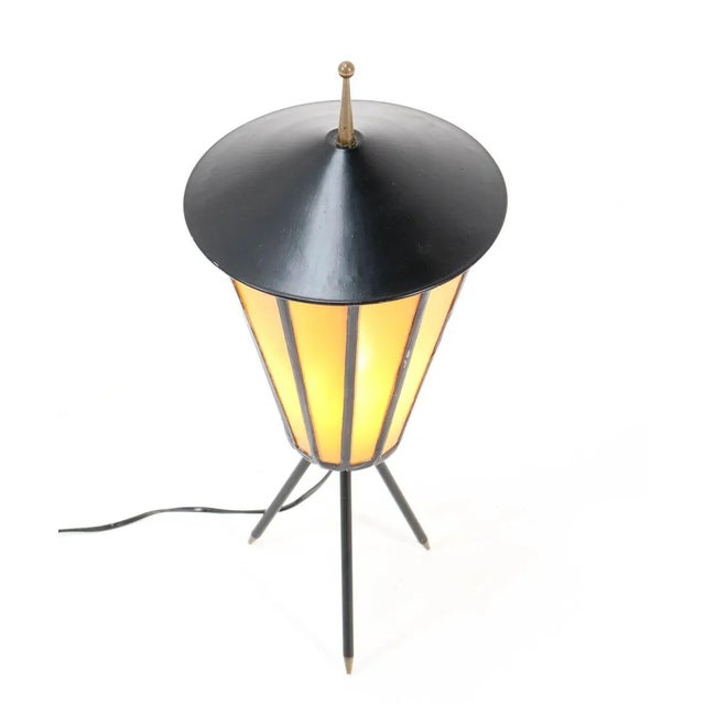 French Mid-Century Modern Table Lamp, 1950s For Sale - Image 9 of 12