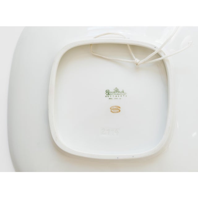 Mid-Century Modern Rosenthal Germany Blue & Gold Porcelain Wall Plate For Sale - Image 10 of 11