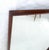 Mid Century Modern 2" Deep Profile Solid Walnut 32x43 Rectangle Wall Mirror MINT For Sale - Image 11 of 15