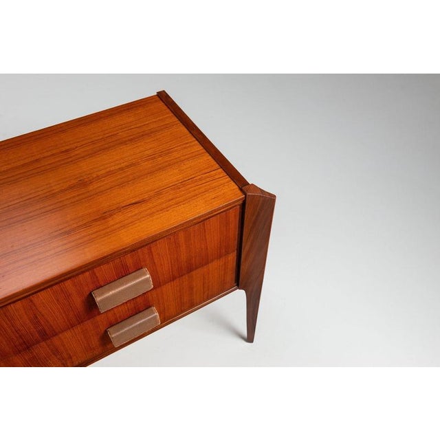 Italian Sideboard or Chest of Drawers in Teak, 1960s For Sale - Image 9 of 16