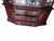 1990s Thomasville Collectors Cherry China Cabinet Breakfront Hutch Curio Chippendale For Sale In Philadelphia - Image 6 of 13
