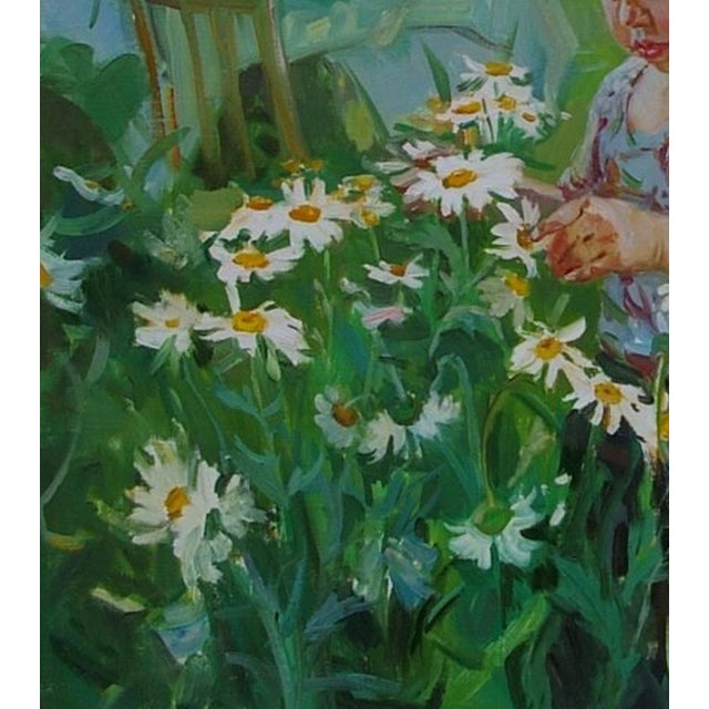 2000 - 2009 Soviet Children Portraits of Children Oil Painting Original Ukrainian Artist Polyakova M. 90-80 For Sale - Image 5 of 6