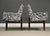 Wood 1950s Jens Risom Walnut Zebra Lounge Chairs - A Pair For Sale - Image 7 of 9