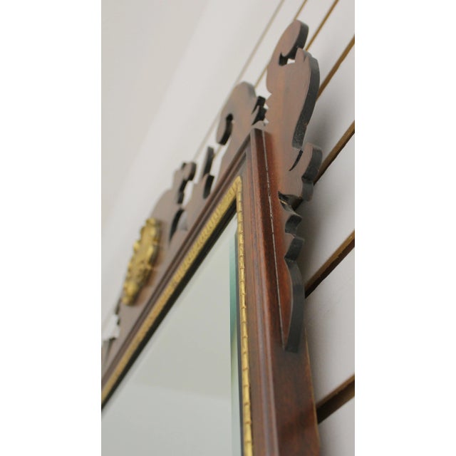 Age: C.1986 Details: Finish No. 29 H-6 Beveled Glass 18 C. Design Chippendale Style Gold Gilt Trim Condition: Excellent...