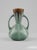 Brown Art Deco Green and Brown Pour Glazed Vase from Faïencerie De Bruyn, France, 1940s For Sale - Image 8 of 8