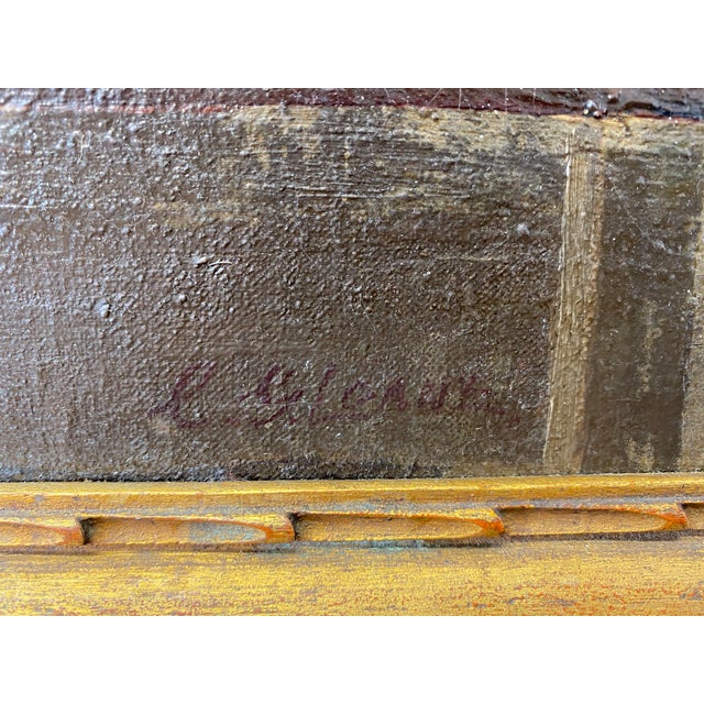 Red Early 20th Century Still Life Oil Painting by C. G. Loane For Sale - Image 8 of 11