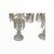 Vintage Pair 14" Modular Crystal 3-Light Candelabras Threaded European Lead Crystal Complete With Prisms For Sale - Image 9 of 12