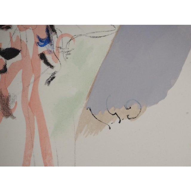 Jean-gabriel domergue (1889-1968) the pin-up, 1948 lithograph enhanced with stencil signed in the plate on bfk rives 32.5...