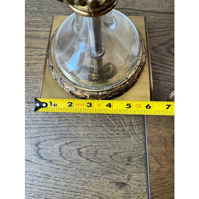 Vintage Marbro Venetian Murano Swirl Glass Table Lamp For Sale - Image 17 of 17