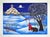 Dimitri Yordanov, Frozen Night, 1974, Screen Print For Sale