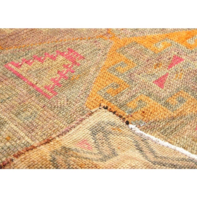 1960s Turkish Oushak Runner For Sale - Image 4 of 7