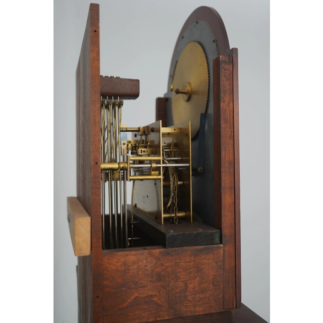 Simon Willard Mahogany Tall Case Grandfather Clock For Sale - Image 16 of 18